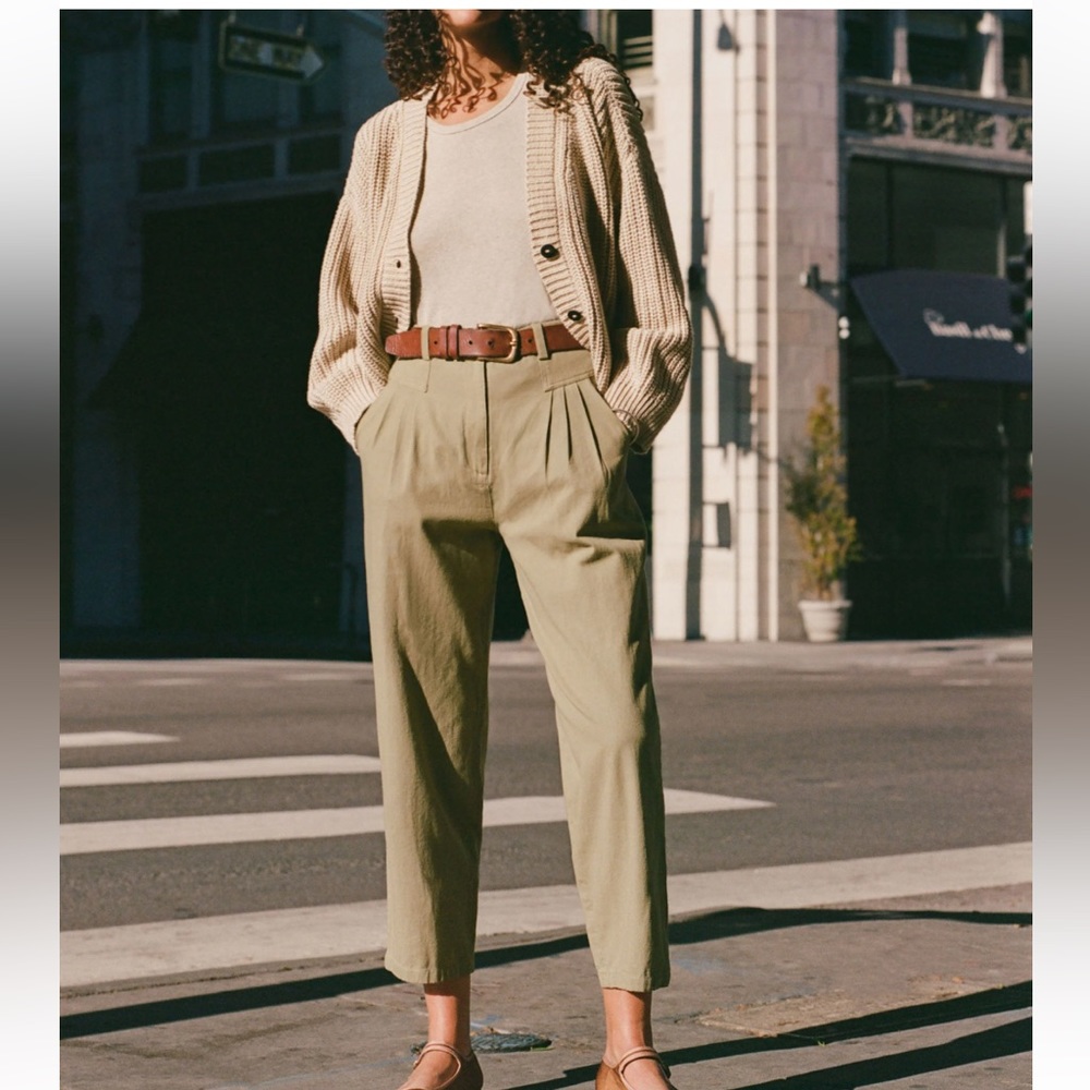 Christy Dawn Judene Ankle Pant in Olive Size 12